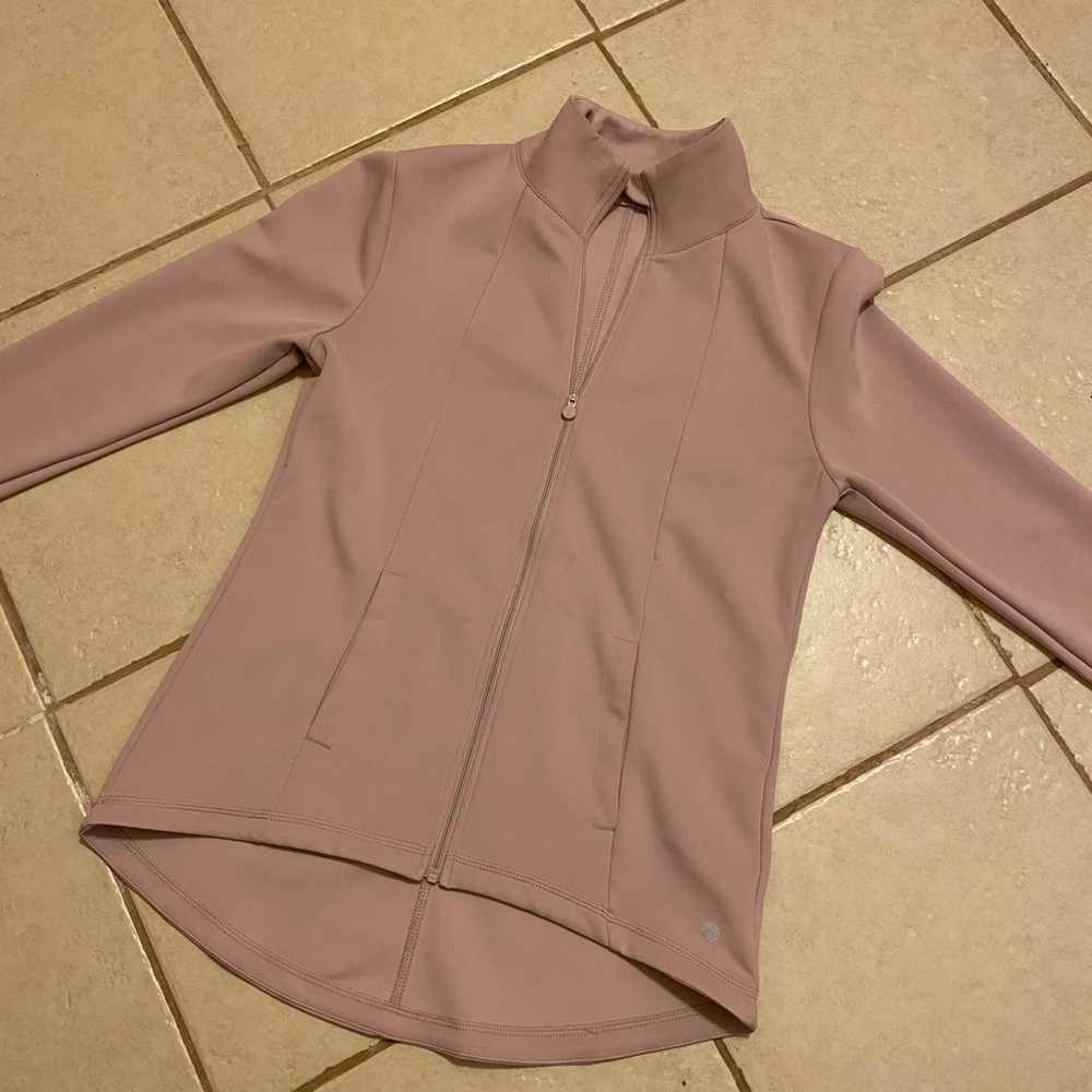 Athletic Jacket- Apana- Size S- Light pink- Full zip- Excellent condition